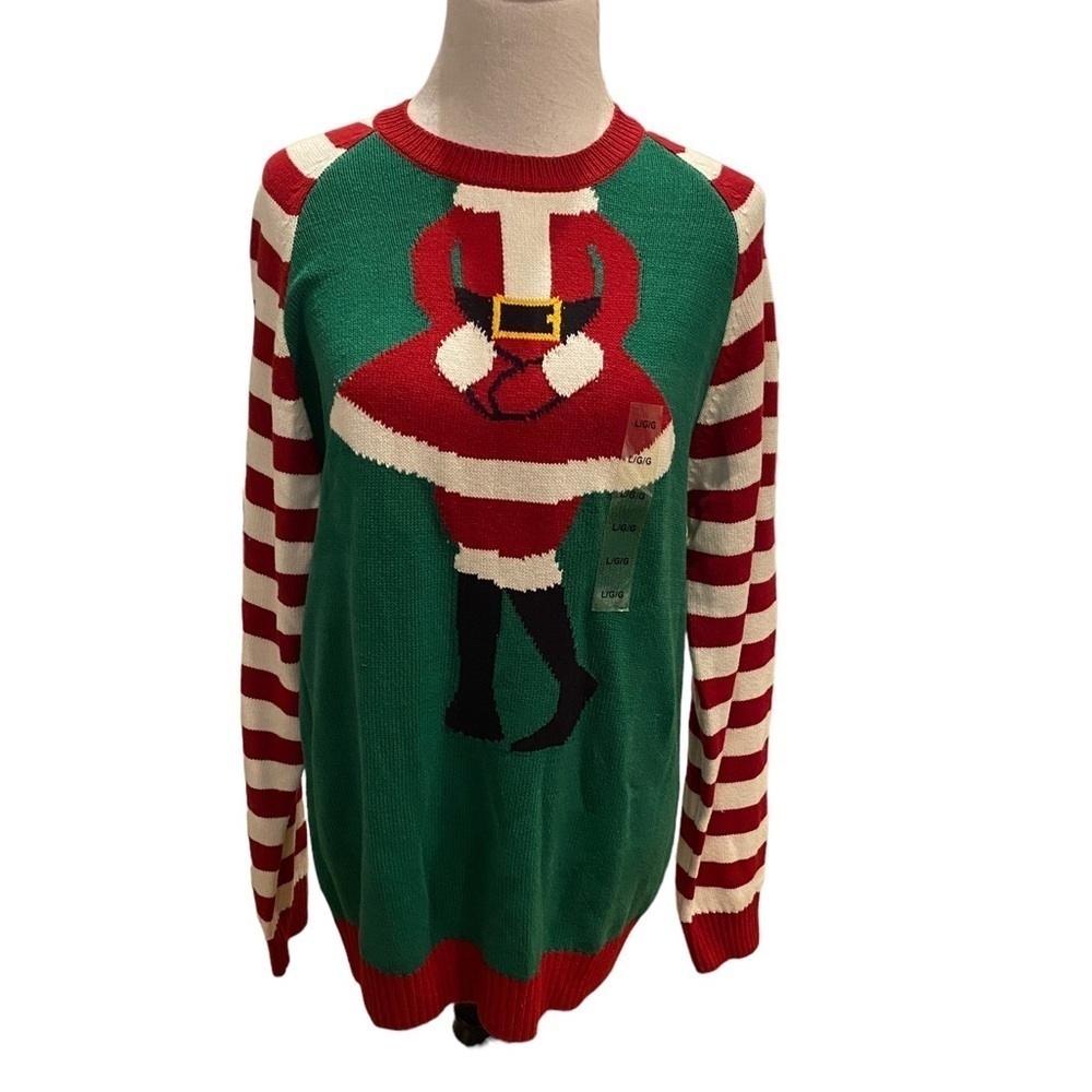Ugly Christmas Sweater Ugly Christmas Mrs. Claus Tunic. New with Tag Size Large